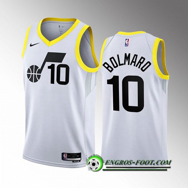 Maillot Utah Jazz (BOLMARO #10) 2022/23 Blanc