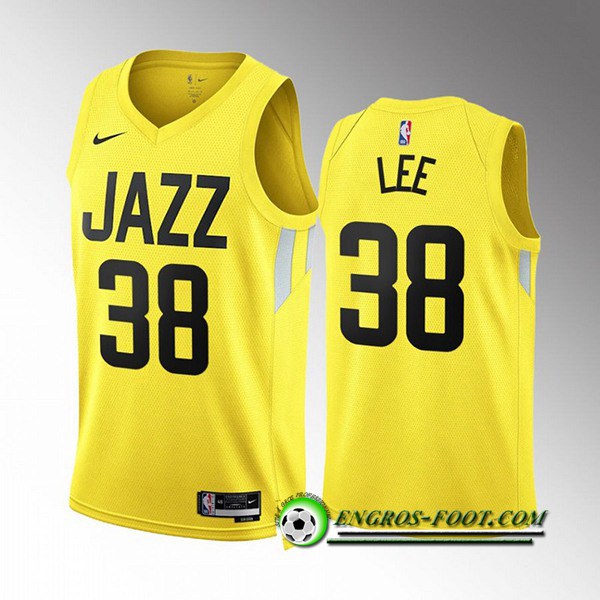 Maillot Utah Jazz (LEE #38) 2022/23 Jaune