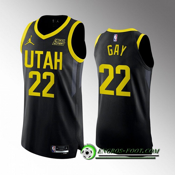 Maillot Utah Jazz (GAY #22) 2022/23 Noir