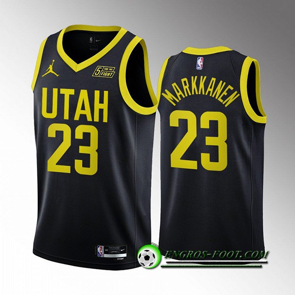 Maillot Utah Jazz (MARKKANEN #23) 2022/23 Noir