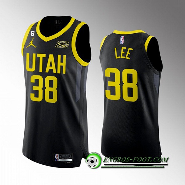 Maillot Utah Jazz (LEE #38) 2022/23 Noir