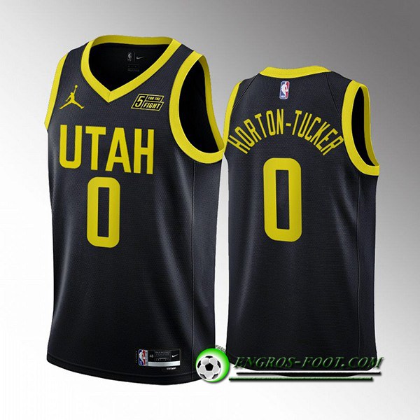 Maillot Utah Jazz (HORTON-TUCKER #0) 2022/23 Noir