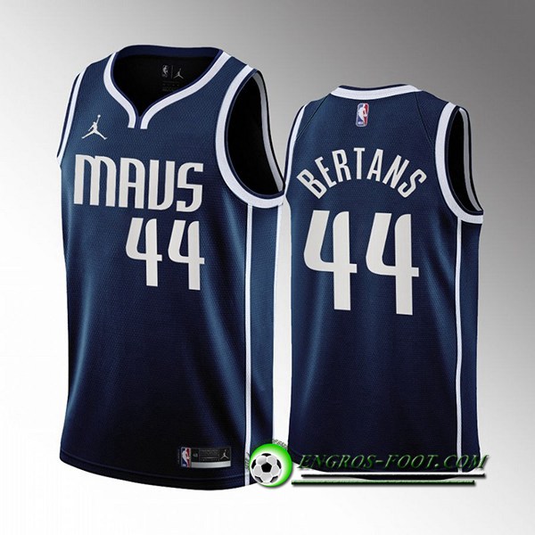 Maillot Dallas Mavericks (BERTANS #44) 2022/23 Bleu Marine