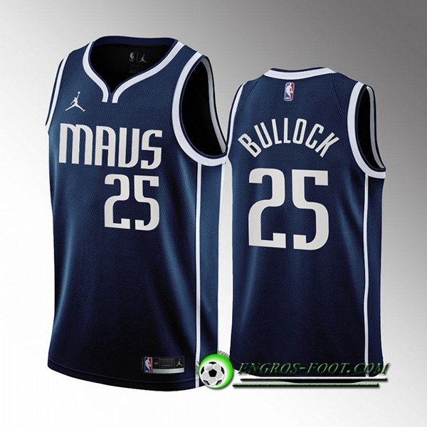 Maillot Dallas Mavericks (BULLOCK #25) 2022/23 Bleu Marine