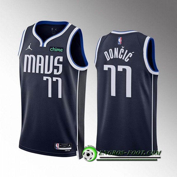 Maillot Dallas Mavericks (DONČIĆ #77) 2022/23 Bleu Marine