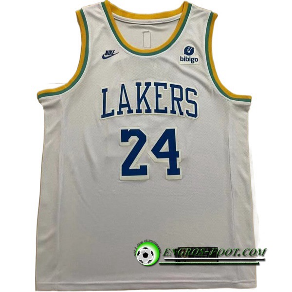 Maillot Los Angeles Lakers (BRYANT #24) 2022/23 Blanc