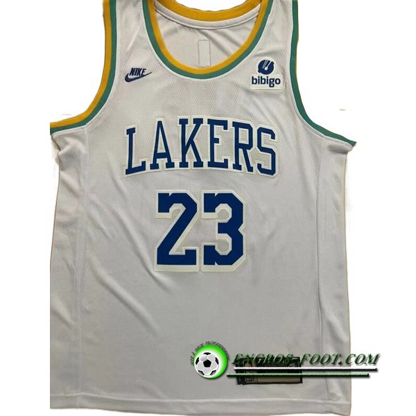 Maillot Los Angeles Lakers (JAMES #23) 2022/23 Blanc