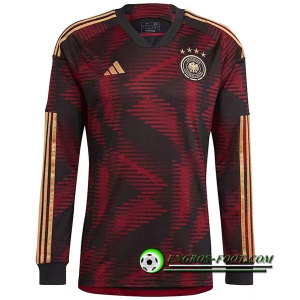 Nouveau Maillot Equipe Foot Allemagne Exterieur Manches Longues 2022/2023