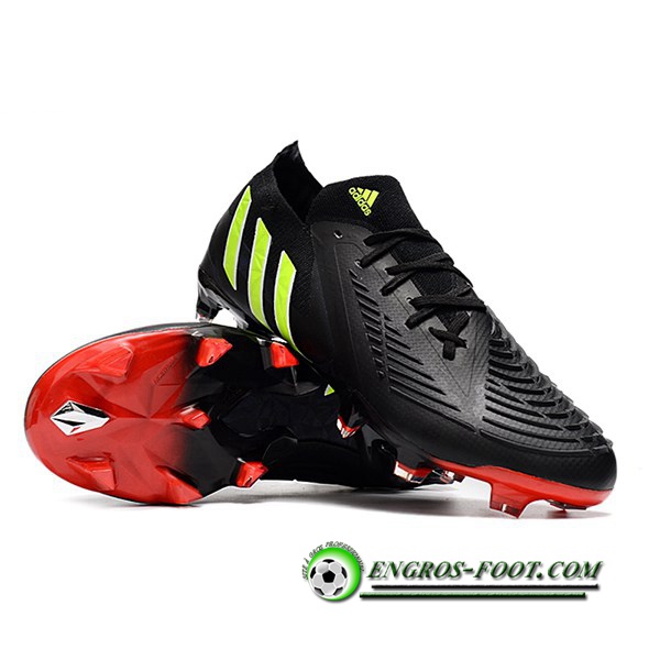 Adidas Chaussures de Foot Predator Edge Geometric.1 FG Noir