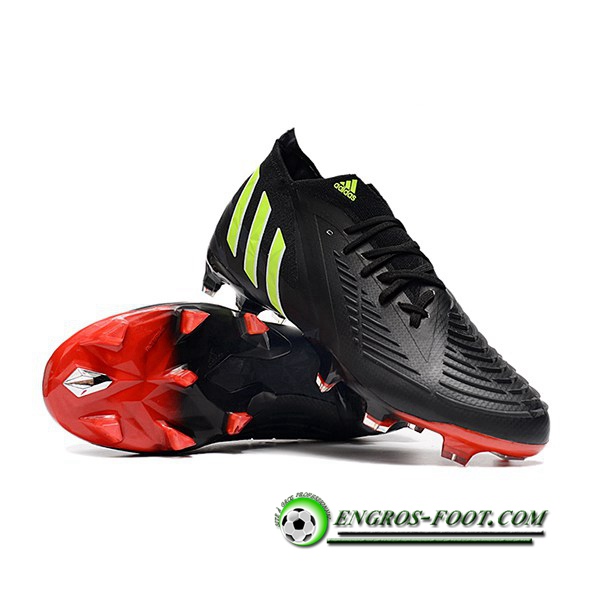 Adidas Chaussures de Foot Predator Edge Geometric.1 FG Noir