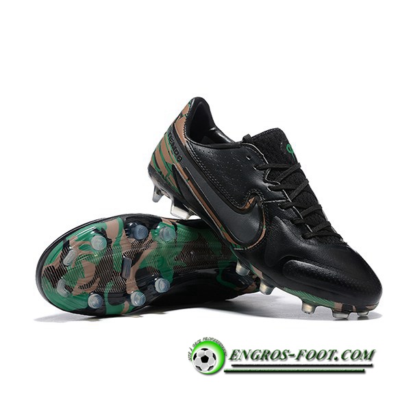 Nike Chaussures de Foot Tiempo Legend 9FG Noir