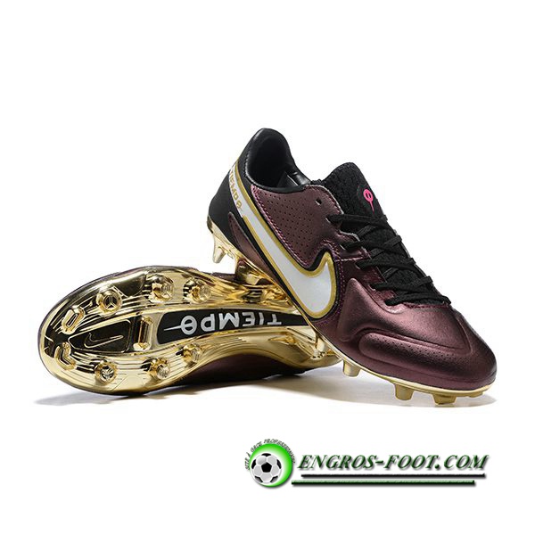 Nike Chaussures de Foot Tiempo Legend 9FG Brune