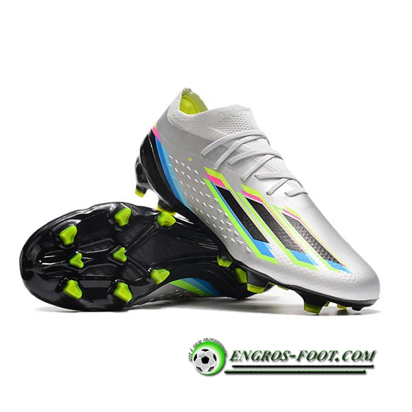 Adidas Chaussures de Foot X Speedportal .1 2022 World Cup Boots FG Gris Clair