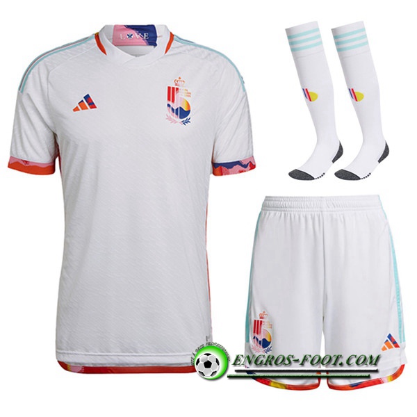 Ensemble Maillot Foot Belgique Exterieur (Short + Chaussettes) 2022/2023