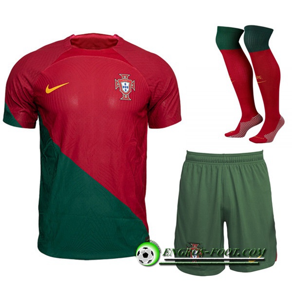 Ensemble Maillot Foot Portugal Domicile (Short + Chaussettes) 2022/2023