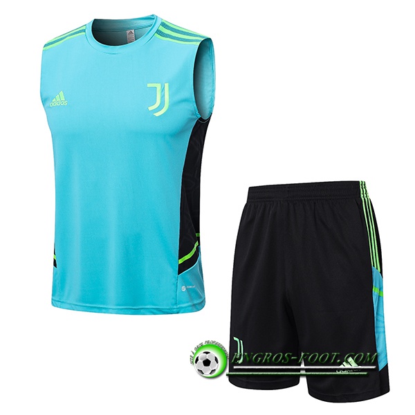 Ensemble Training T-Shirts + Shorts Juventus Vert 2022/2023