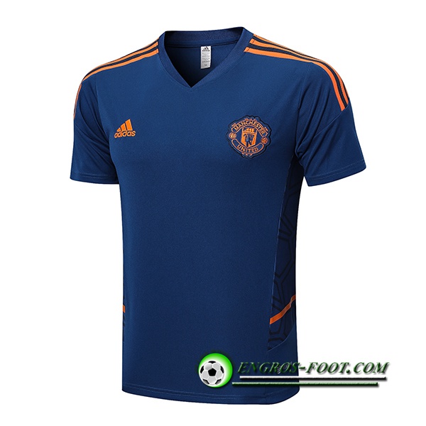 Training T-Shirts Manchester United Bleu Marine 2022/2023