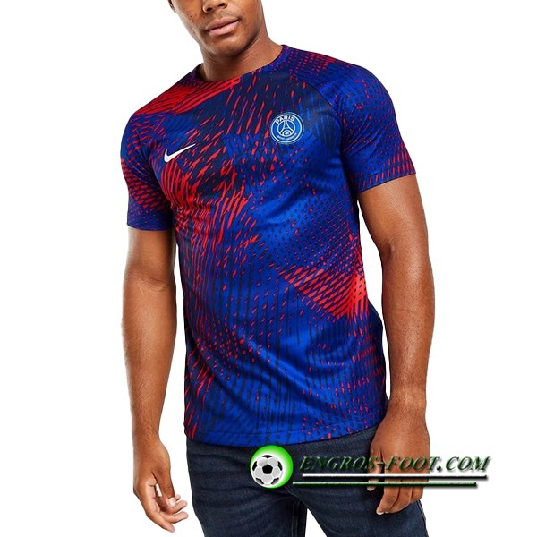 Training T-Shirts Nike PSG Bleu/Rouge 2022/2023