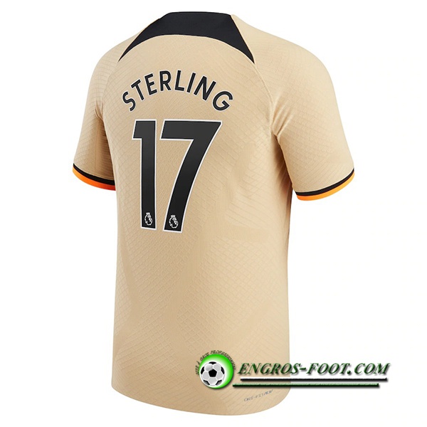 Maillot de Foot Chelsea (STERLING #17) 2022/2023 Third