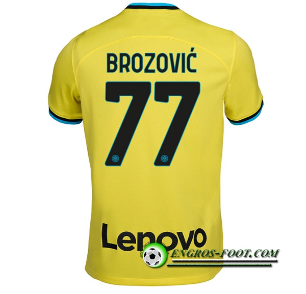 Maillot de Foot Inter Milan (BROZOVIĆ #77) 2022/2023 Third