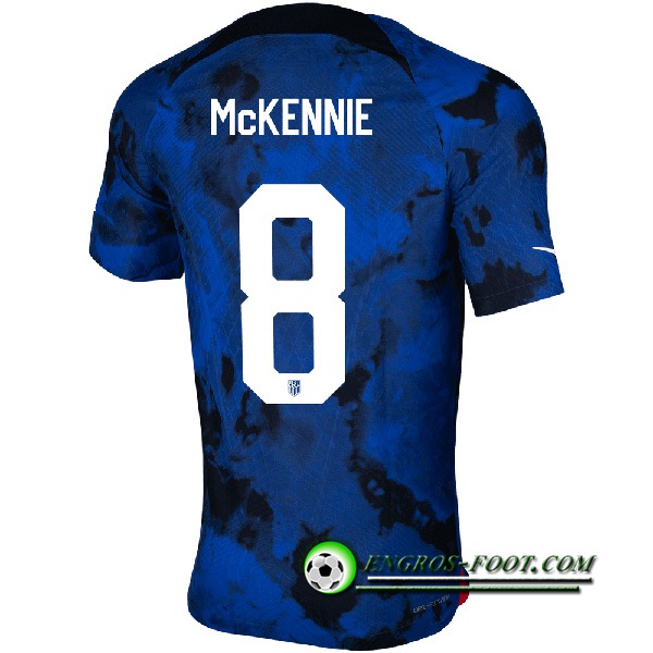 Maillot Equipe Foot Etats-Unis (McKENNIE #8) 2022/2023 Exterieur