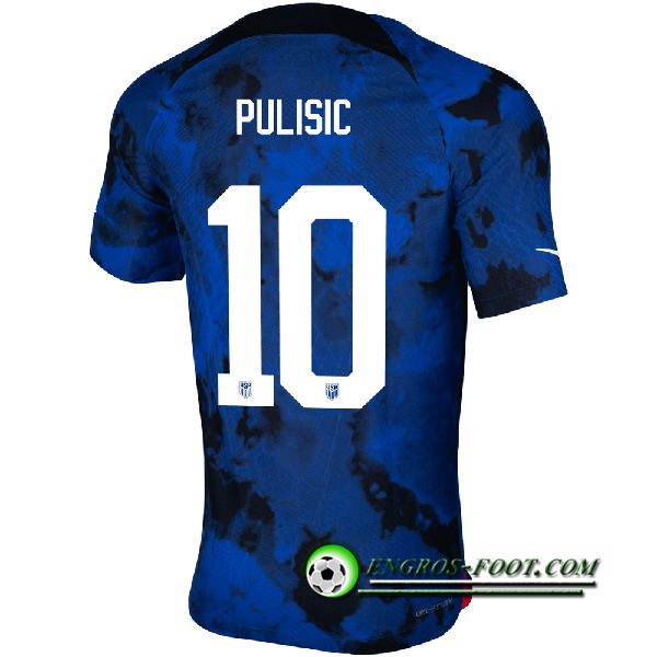 Maillot Equipe Foot Etats-Unis (PULISIC #10) 2022/2023 Exterieur