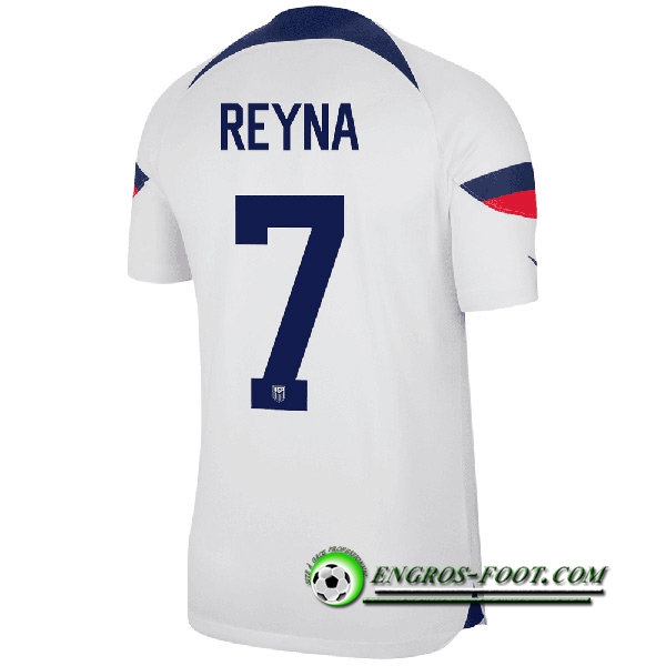 Maillot Equipe Foot Etats-Unis (REYNA #7) 2022/2023 Domicile