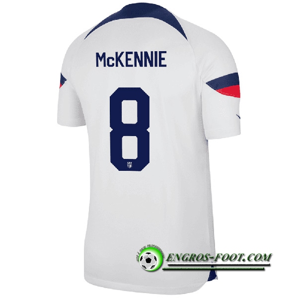 Maillot Equipe Foot Etats-Unis (McKENNIE #8) 2022/2023 Domicile