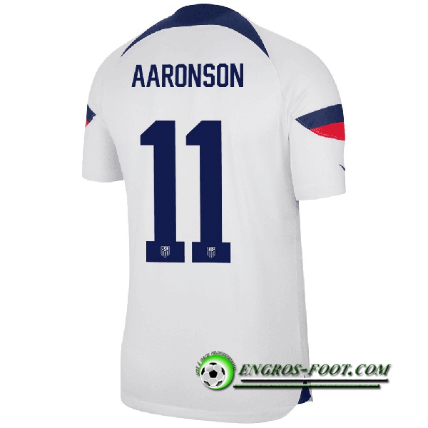 Maillot Equipe Foot Etats-Unis (AARONSON #11) 2022/2023 Domicile