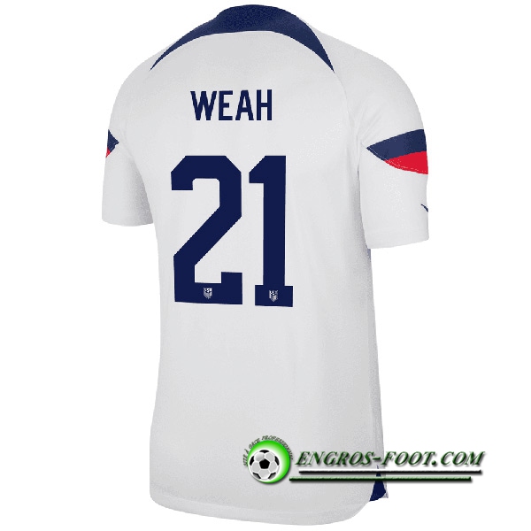 Maillot Equipe Foot Etats-Unis (WEAH #21) 2022/2023 Domicile