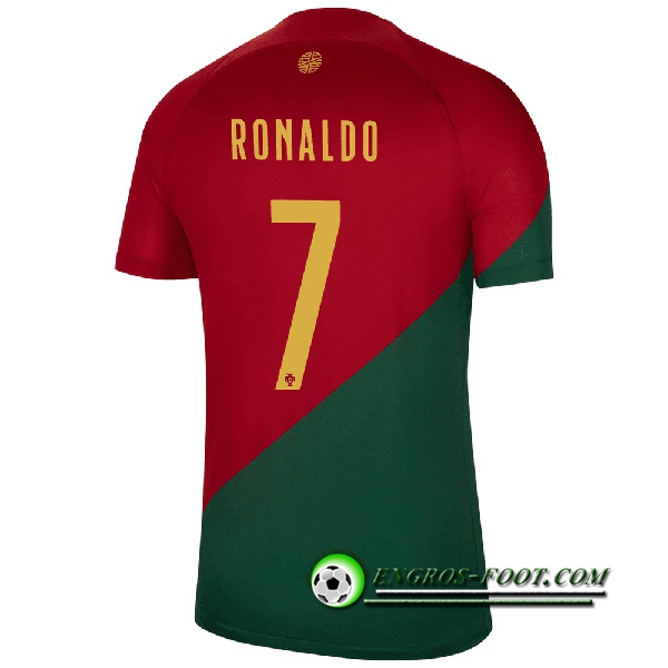 Maillot Equipe Foot Portugal (RONALDO #7) 2022/2023 Domicile