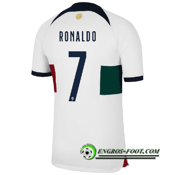 Maillot Equipe Foot Portugal (RONALDO #7) 2022/2023 Exterieur