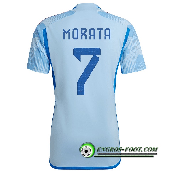 Maillot Equipe Foot Espagne (MORATA #7) 2022/2023 Exterieur