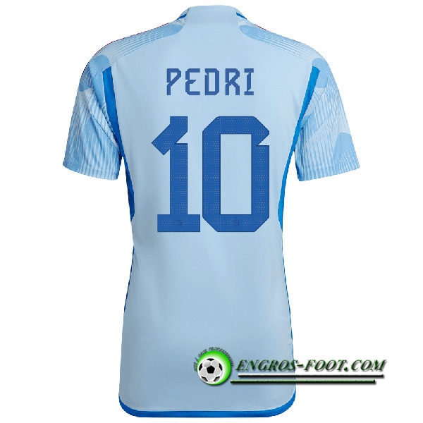 Maillot Equipe Foot Espagne (PEDRI #10) 2022/2023 Exterieur