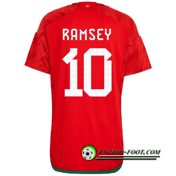 Maillot Equipe Foot Pays de Galles (RAMSEY #10) 2022/2023 Domicile
