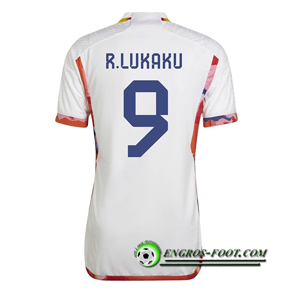 Maillot Equipe Foot Belgique (R.LUKAKU #9) 2022/2023 Exterieur