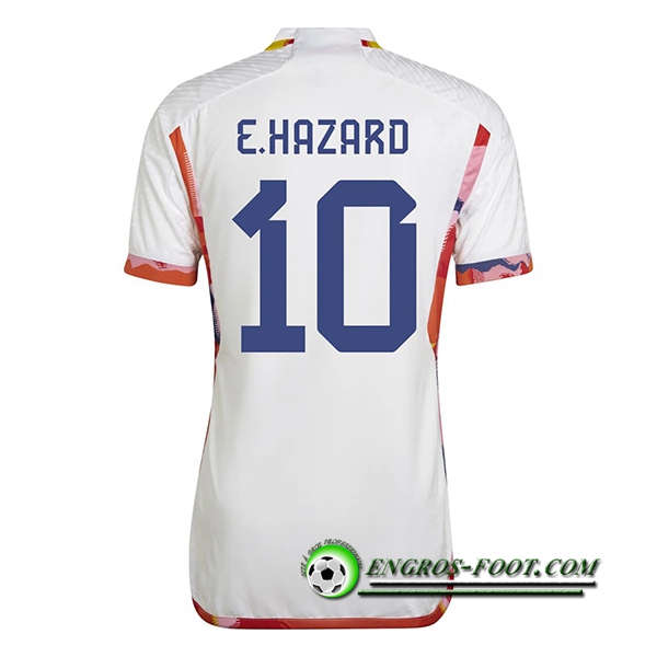 Maillot Equipe Foot Belgique (E.HAZARD #10) 2022/2023 Exterieur