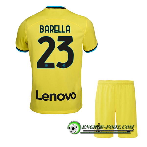 Maillot de Foot Inter Milan (BARELLA #23) Enfants Exterieur 2022/2023