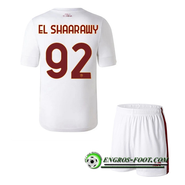 Maillot de Foot As Rome (EL SHAARAWY #92) Enfants Exterieur 2022/2023