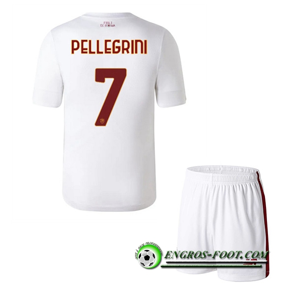 Maillot de Foot As Rome (PELLEGRINI #7) Enfants Exterieur 2022/2023