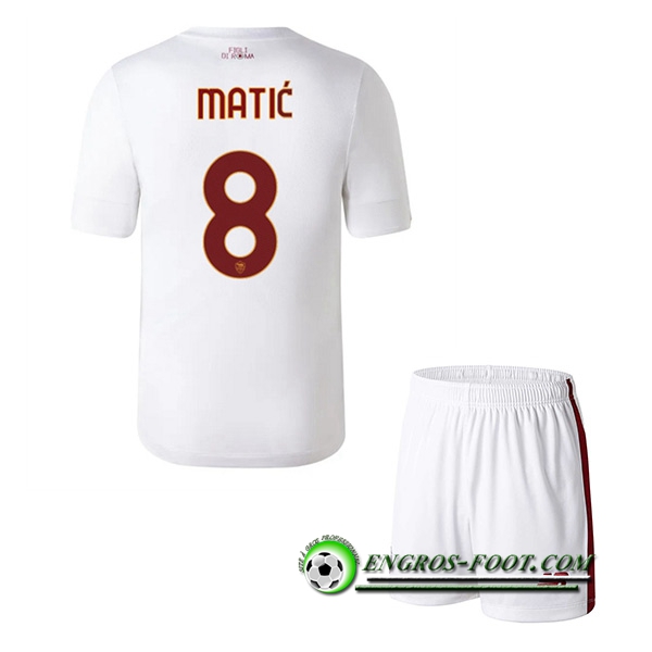 Maillot de Foot As Rome (MATIĆ #8) Enfants Exterieur 2022/2023