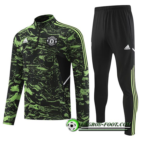 Ensemble Survetement de Foot Manchester United Couleur Camouflage 2022/2023