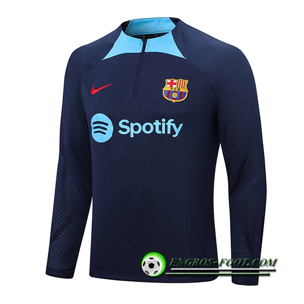 Sweatshirt Training FC Barcelone Bleu Marine 2022/2023