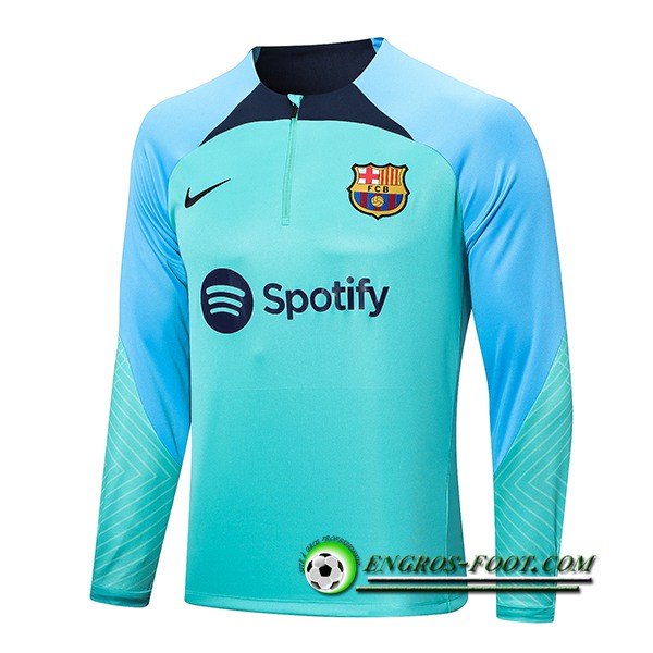 Sweatshirt Training FC Barcelone Vert 2022/2023