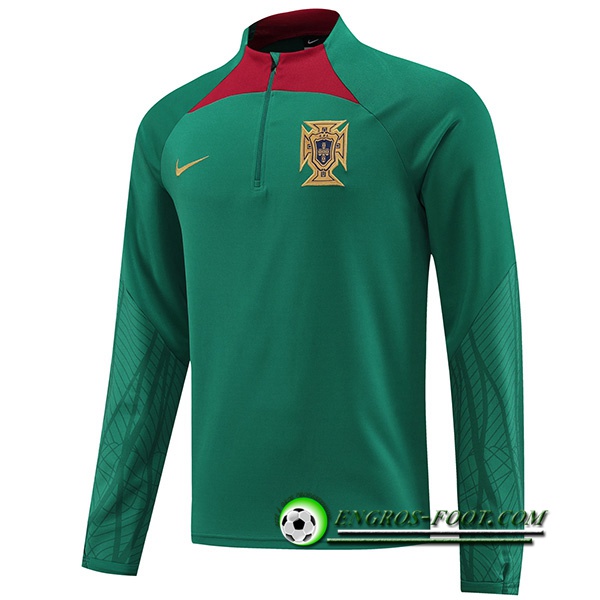 Sweatshirt Training Portugal Vert 2022/2023