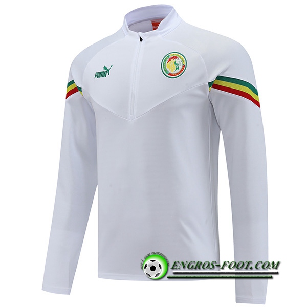 Sweatshirt Training Sénégal Blanc 2022/2023