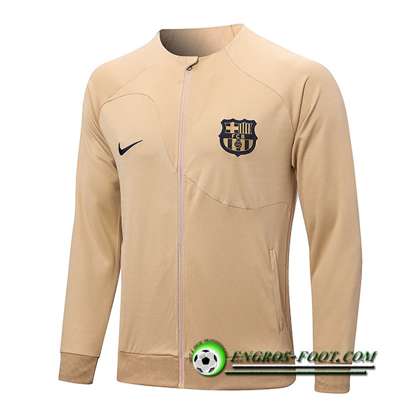 Veste Foot FC Barcelone Jaune 2022/2023