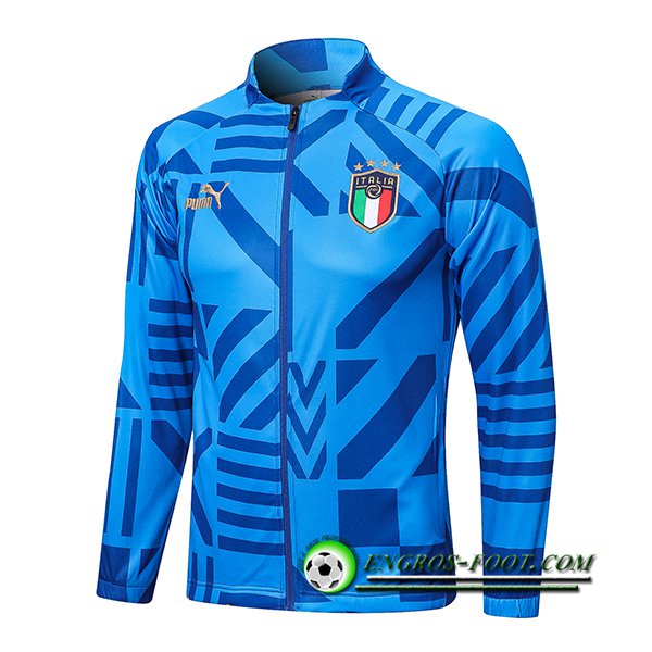 Veste Foot Italie Bleu 2022/2023