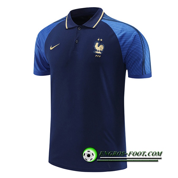 Polo Foot France Bleu Marine 2022/2023 -02