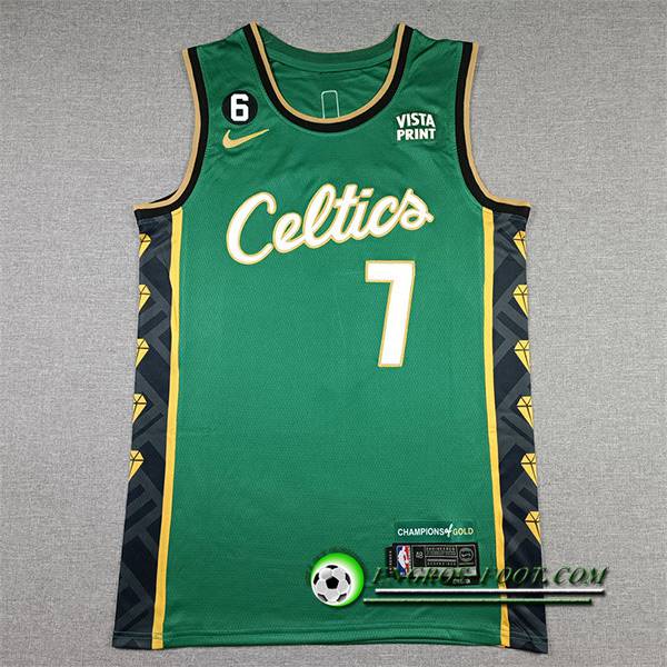 Maillot Boston Celtics(BROWN #7) 2022/23 Vert